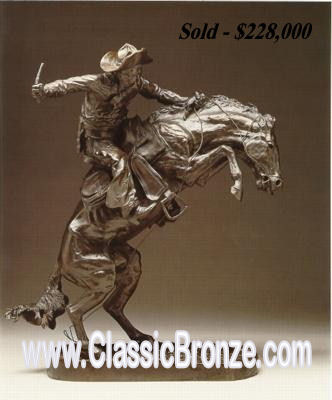 Broncho Buster or Bronco Buster by Frederic Remington